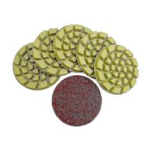 6 stuks 4 inch 1500 grit harsgebonden diamant vloerpolijstpads voor terrazzovloeren