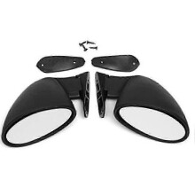 Style Left & Right Car Classic Retro Door Wing Side Mirror Rearview Vintage Universal