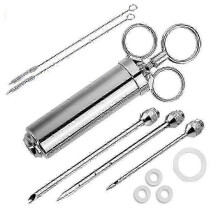 Kit inyector de carne de acero inoxidable 304 de alta resistencia.