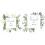Green Leaf Light Switch Sticker 2 Pieces Removable Plant Light Switch Decor Decals DIY Wall Art Stickers 1