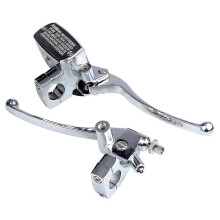 2 Stück Motorrad-Hydraulikbremszylinder-Griff-Kupplungspumpe kompatibel mit CB400SF CB250