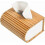 Bamboe tissueboxhouder, duurzame houten tissueboxhoes 1