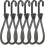 6 Pcs Rubber Bungee Cords with Hooks for Heavy Duty Tie Down Use 1