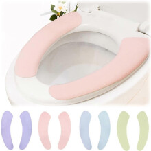 Washable Soft Warm Toilet Seat Cushion, Comfortable Fit for Pregnant Women and Household Toilets