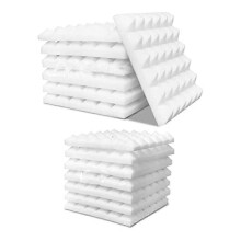 12 Pack Acoustic Sound Proof Foam Panels, Studio Soundproofing Wedges, Wall Noise Reduction Foam