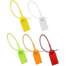 Cable Tie Tags, 100 Pcs Plastic Cable Tie Tags, Self-Locking Brand Label, for Clothes Shoes Handbags Logistics Transport Labels (Various Colors)