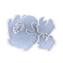 Goldfish Silicone Mold for Art Hanging Outdoor Pendant Unique Decor Making Mould