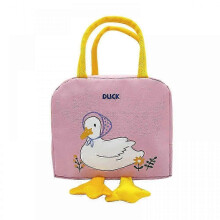 Lunch Bag for Girls Cute Duck Lunch Box Insulated Bag Reusable Tote Bag for Hot or Cold Work, Picnic, Travel-
