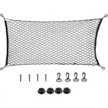 Red de almacenamiento universal para coche, red para equipaje, red para maletero, red para accesorios de coche, negra, 70*120 cm
