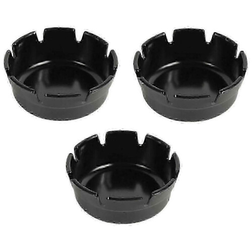 3-Piece Set of Anti-Fall and Non-Breakable Ashtrays,Perfect for Bar/Restaurant Use- & Stackable