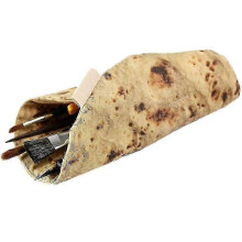Lustiges Burrito-Tortilla-Federmäppchen, kreative Schreibwarentasche, Stiftehalter, Kosmetiktasche