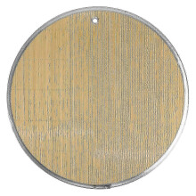 couvercle rond double face en bambou pour plateau Ă raviolis (jaune)