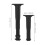 6-Pack Black PP T-Shaped Adjustable Bed Legs 2