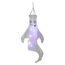 Smiling Ghost 3d Windsock Halloween Home Decor Home Bag Decoration Flat