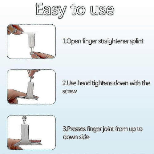 Finger Straightener Splint - Adjustable Hand Joint Pressing Device For Arthritis Sprained XXF