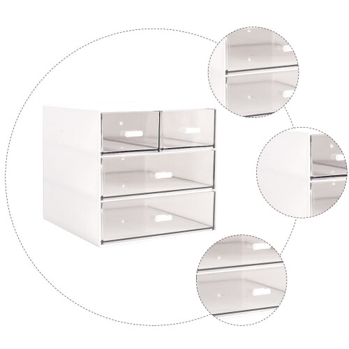 4-Drawer Desktop Organizer for Cosmetics & Stationery 1