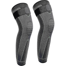(1 Pair) Full Leg Compression Sleeve Knee Support Reduces Varicose Veins Leg Swelling
