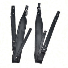 Adjustable Leather Accordion Shoulder Straps for 16-120 Bass Accordions - Waterproof, Wear Resistant (2pcs)