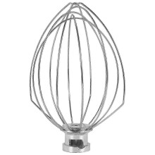 Batidor de varillas para batidora Kitchenaid de 5 y 6 cuartos, accesorio batidor, acero inoxidable para batidora de huevos y cremas.