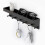 Vintage self-adhesive key rack with 6 hooks & shelf, for hallway/kitchen/office 1