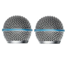 2 stuks microfoonroosters, vervangend microfoonrooster voor Shure Beta58A SM58 Pgx24 Slx24