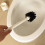 White Plastic Toilet Brush with Long Handle and Holder 5