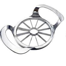 Fruit Slicer and Corer 12-Blade Stainless Steel Fruit Cutter-Frosted Handle Comfortable to Use