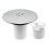 Cache-siphon de douche, cache-bonde de douche 90 mm/115 mm 1