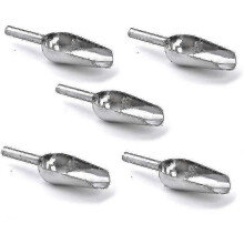 Lot de 2 pelles à glace de 23 cm en acier inoxydable, idéales pour les aliments, les bonbons, le café et le pain.