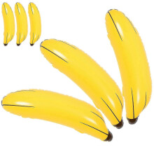 Divertido juguete inflable de plátano para fiestas con 18 unidades