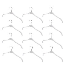 Cintres robustes en plastique pour vêtements, lot de 24.