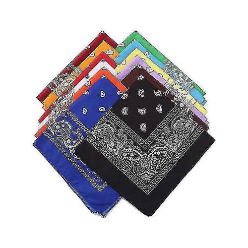 12pcs Multifunctional Bandana Headscarf for Men Women