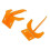 Lot de 2 pièces détachées pour presse-oranges électrique XC-2000E 1