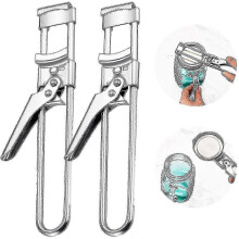 2025 2pcs Master Opener Adjustable Jar Bottle Opener, Adjustable Multifunctional Stainless Steel Can Opener Jar Lid Gripper, Manual Jar Opener For Sen