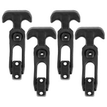 4Pcs T-Handle Rubber Flexible Draw Latches Fit for Toolbox /Cooler/Golf Cart/Farm Machinery T-Toolbox Lock