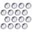 Round Mustard Small Condiment for Parties Silver 200Pcs 1