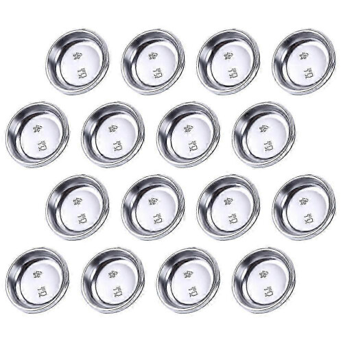 Round Mustard Small Condiment for Parties Silver 200Pcs