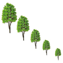 Sandtisch-Baumschmuck-Kunststoffmodell mit 20 Miniaturbäumen