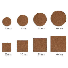 Furniture Protection Pad Felt Pads for Chair Floor Protection 104Pcs Coffee