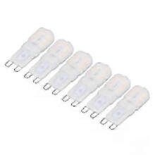 Dimmable G9 lamp 6-pack 3W Dimmable G9 LED lamp 360 degrees energy saving
