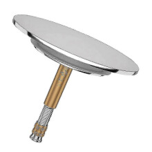 Tappo universale per vasca da bagno, antiruggine con doppia guarnizione, adatto a tutte le vasche standard.