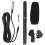 Microfono a condensatore XLR, microfono cardioide professionale, mini microfono a condensatore, microfono per interviste a giornalisti televisivi. 1