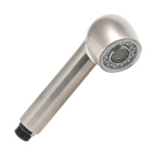 Tubo flessibile per lavabo per lavaggio capelli, rubinetto con doccetta regolabile, per bagno, colore argento, 1 pezzo
