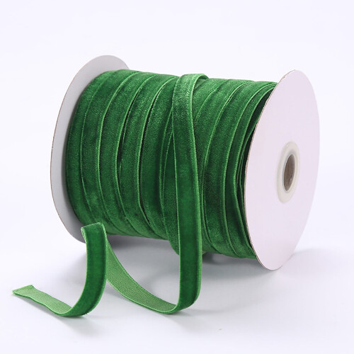 Grünes Samtband, 50 Yards Spule