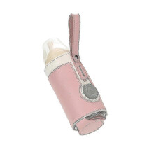 Bottle Warmer Baby On The Go Bag, 3 Temperature Adjustable Portable Baby Bottle Warmer, Usb Rechargeable Warm Milk Tool(1pc, Pink)