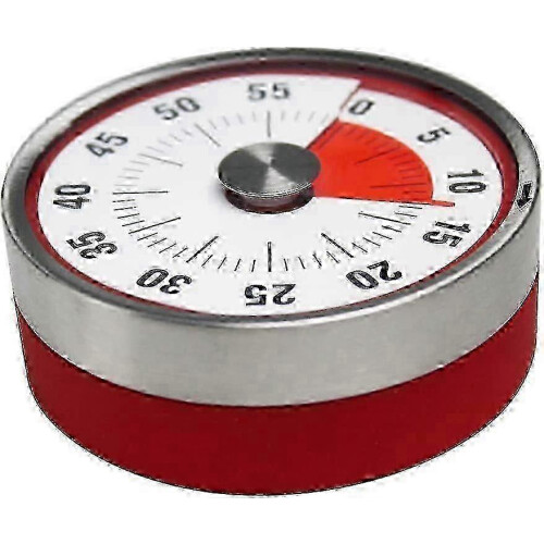 2025 Mechanical Rotating Timer Stainless Steel 60 Minutes Manual Kitchen Countdown Timer/Cooking Clock