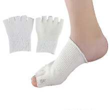 Gelgefütterte Zehensocken zur Schmerzlinderung – 2 Paar – Zehenspreizer & Sehnenstrecker