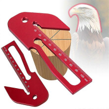 Zentrierer für Holzbearbeitung, Vierkant, Zentrierspitze aus Aluminiumlegierung