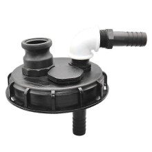 Couvercle pour conteneur IBC, adaptateur pour réservoir IBC, entrée pour réservoir d'eau épais, couvercle étanche pour réservoir d'eau (32 mm)
