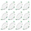12 pezzi Faretti LED da incasso a soffitto da 7 W, sottili, TAO 1